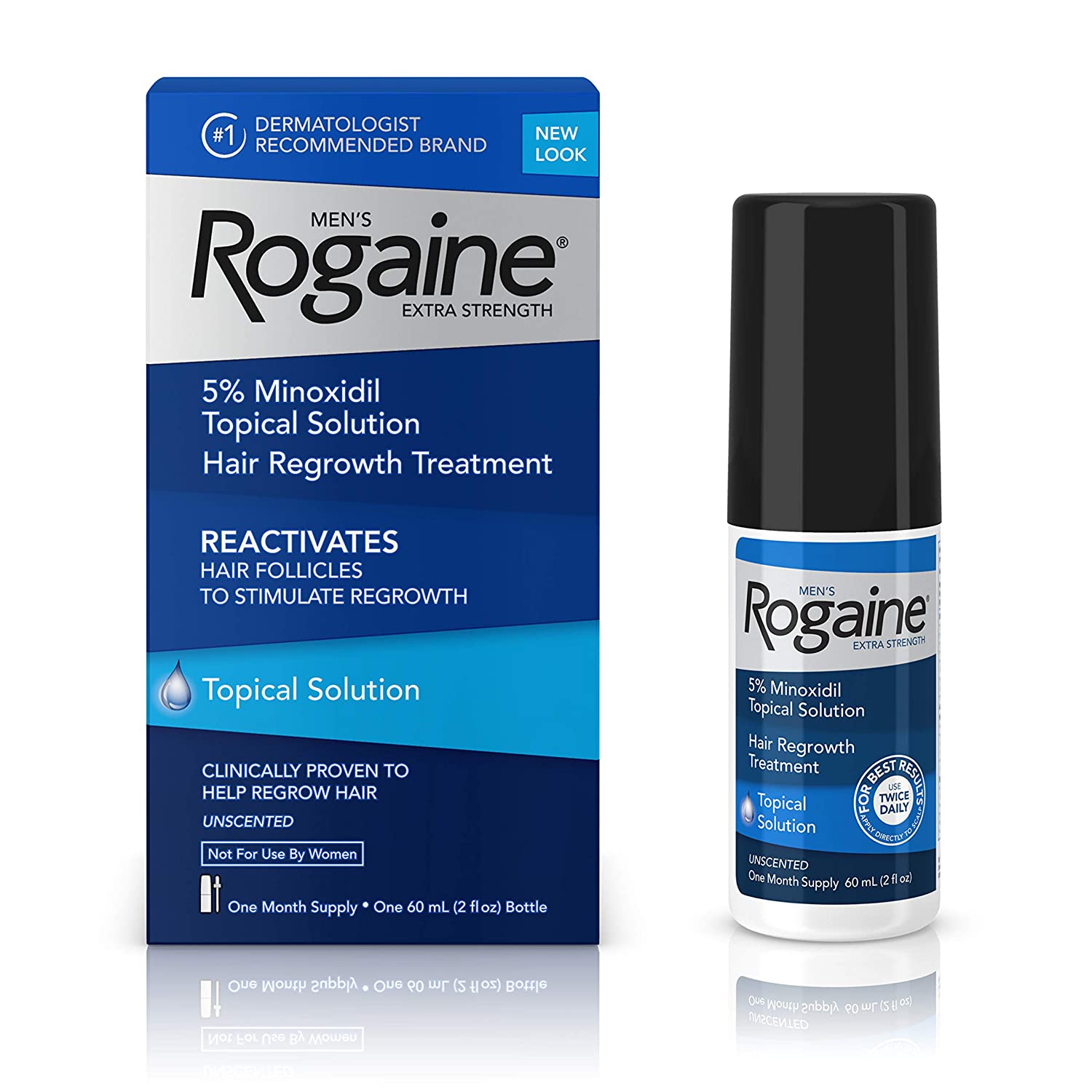 [Hcm]Kem Mọc Tóc Nam Rogaine Minoxidil 5% Extra Strength For Men 60Ml