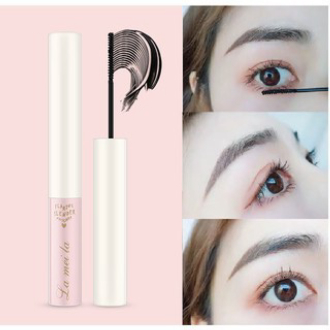 Mascara siêu mảnh Lameila chuốt mi dài mịn hàng nội địa Trung vỏ hồng