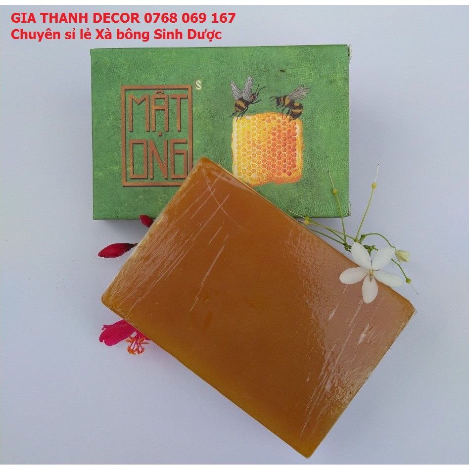 Xà Bông Nghệ - Mật Ong - Phấn Hoa💕  Dưỡng Da Giảm Thâm Ngừa mụn💕 xà phòng handmade Sinh Dược - Hàng Việt Nam - 100% Làm Từ Thiên NhiênNgười Việt Dùng Hàng Việt [Bee soap]