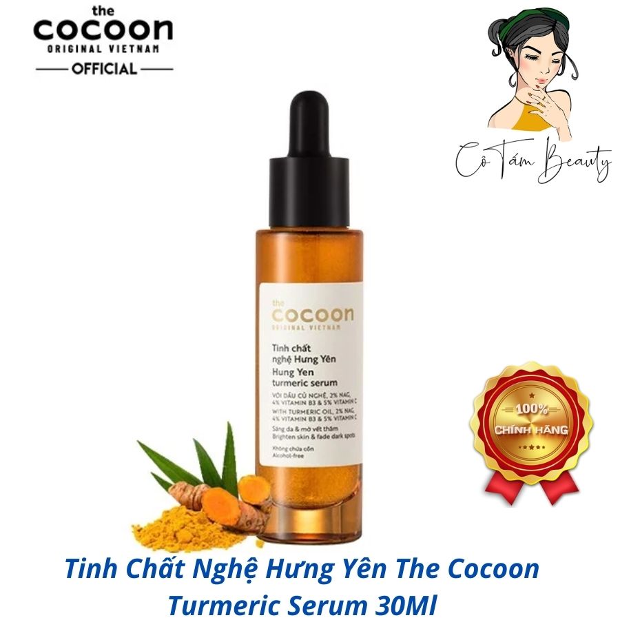 [Hcm]Tinh Chất Nghệ Hưng Yên The Cocoon Turmeric Serum 30Ml