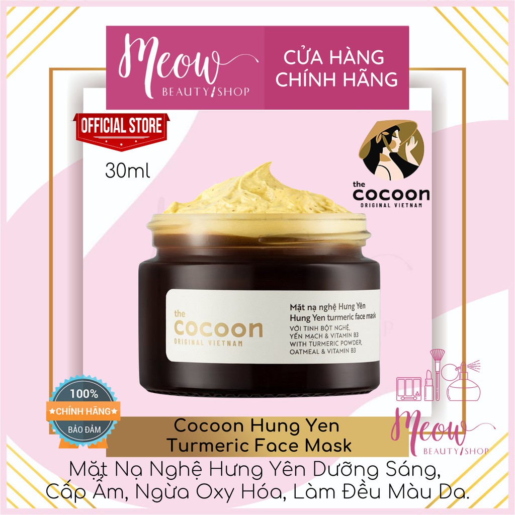 [Hcm]Cocoon - Mặt Nạ Nghệ Hưng Yên Cocoon 30Ml