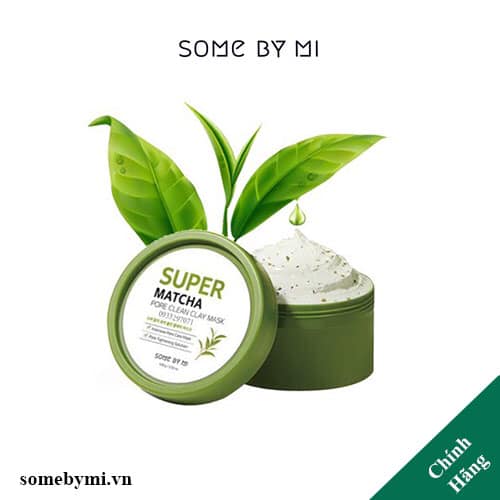 Mặt Nạ Đất Sét Loại Bỏ Mụn Đầu Đen Some By Mi Super Matcha Pore Clean Clay Mask 100Gr