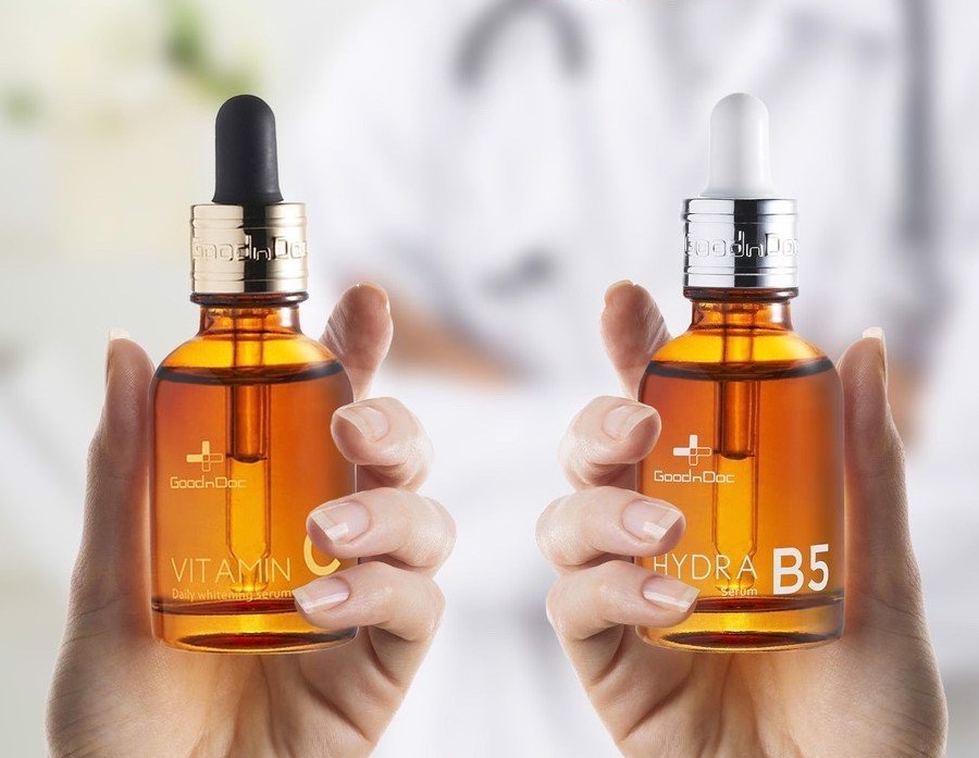 Serum Goodndoc Hydra B5 Serum + Vitaminc Whitening Serum