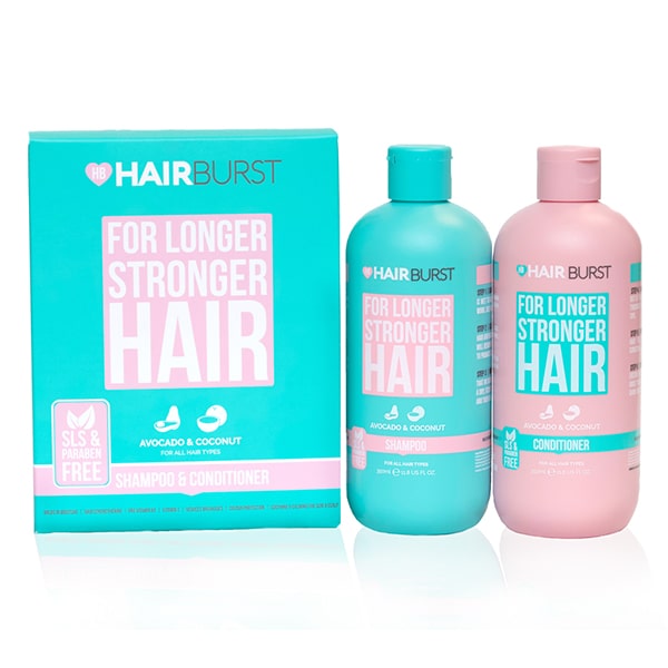 Cặp Gội Xả Hairburst Avocado Và Coconut For Longer Stronger Hair