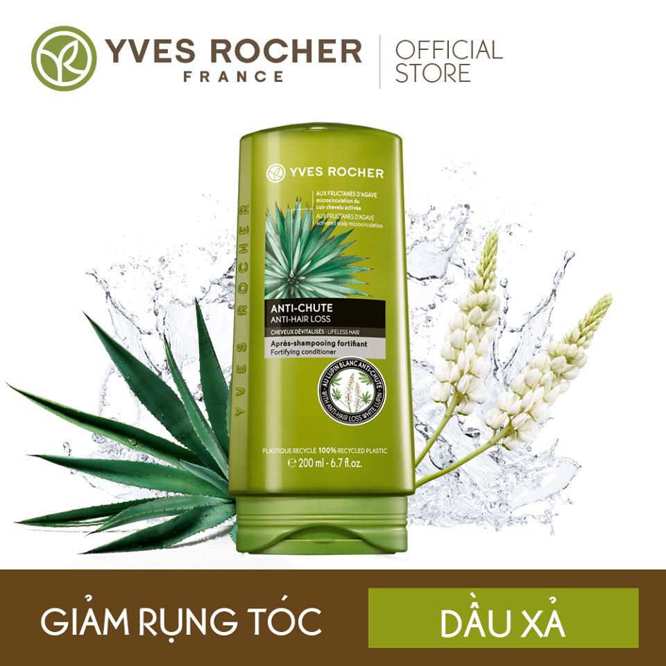 Dầu Xả Giảm Rụng Tóc Yves Rocher Anti Hairloss Fortifying Conditioner 200Ml