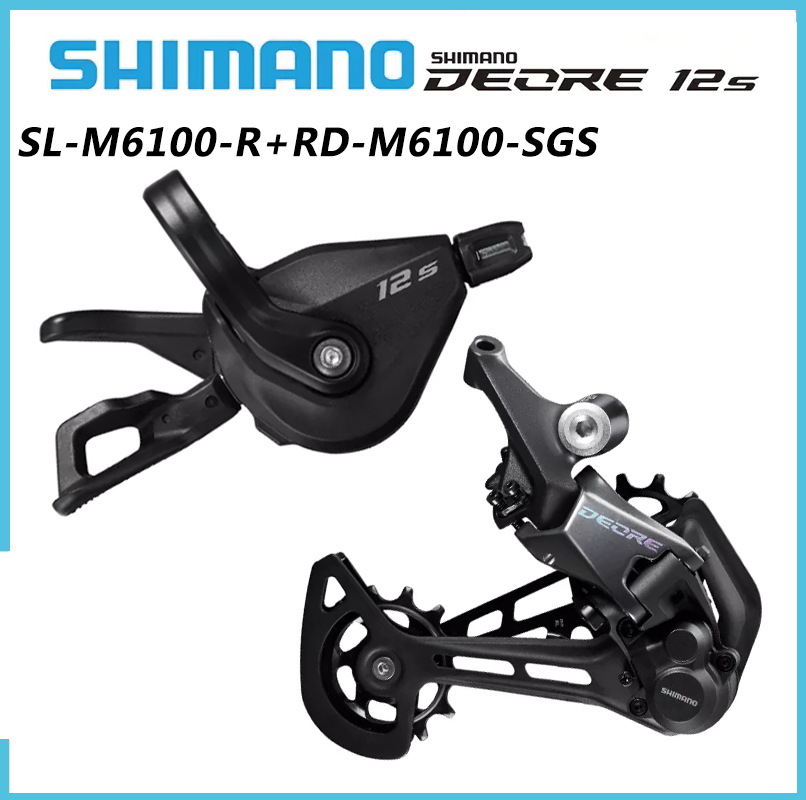 SHIMANO DEORE M6100 12s Groupset SL M6100 Shift Level+RD M6100 SGS Giảm tốc phía sau 12 tốc độ 12s Phụ kiện xe đạp