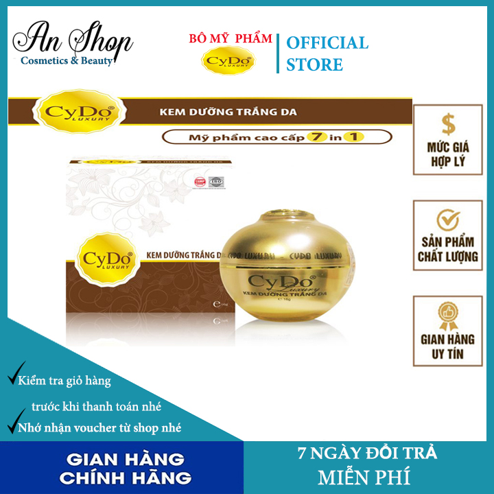 {Chính Hãng } Kem Dưỡng Trắng Da Luxury CyDo 16gr