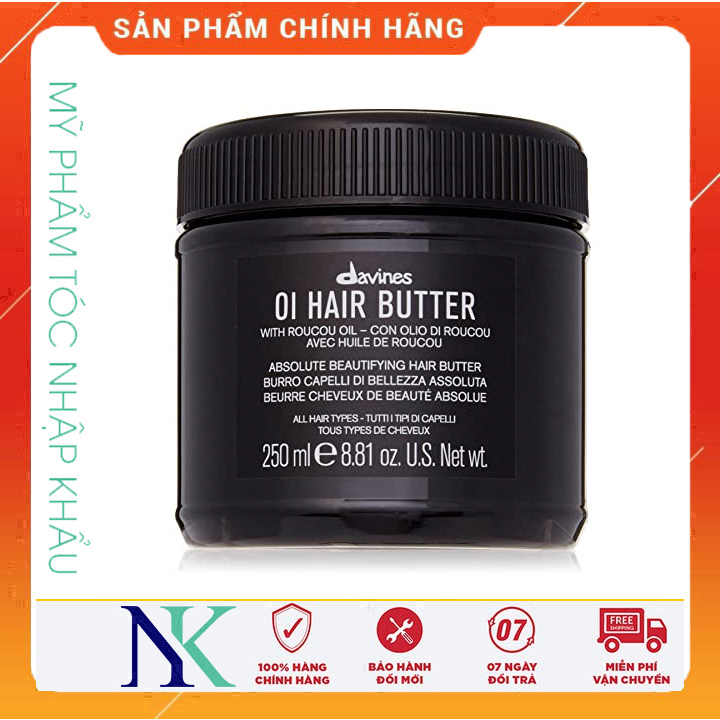 Hấp Dầu Davines Oi Hair Butter Trị Liệu Dành Cho Mọi Loại Tóc 250Ml