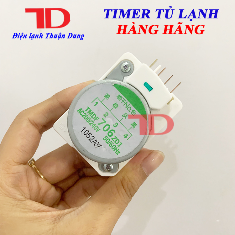 Timer tủ lạnh 1.3 Panasonic Đồng hồ rơ le thời gian cho tủ lạnh - Điện Lạnh Thuận Dung