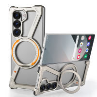 OATSBASF Z Hình Kim Loại Từ Tính Không Viền Ốp Lưng Điện Thoại Samsung Galaxy Z fold 8 Ultra/Z fold 7/Z fold 6/ fold 5 / W24 với 360°Xoay Chân Đế Gấp Gọn Chống Rơi Bảo Vệ Siêu Mỏng