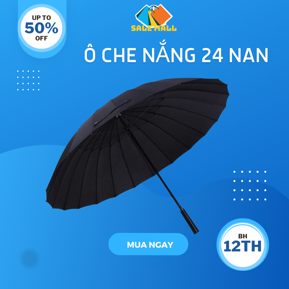 Mua ô dù siêu to che nắng mưa 24 Nan Kép Cứng Cáp Nhỏ Gọn Ô che mưa cỡ lớn Ô Dù Siêu To Cỡ Lớn Che N