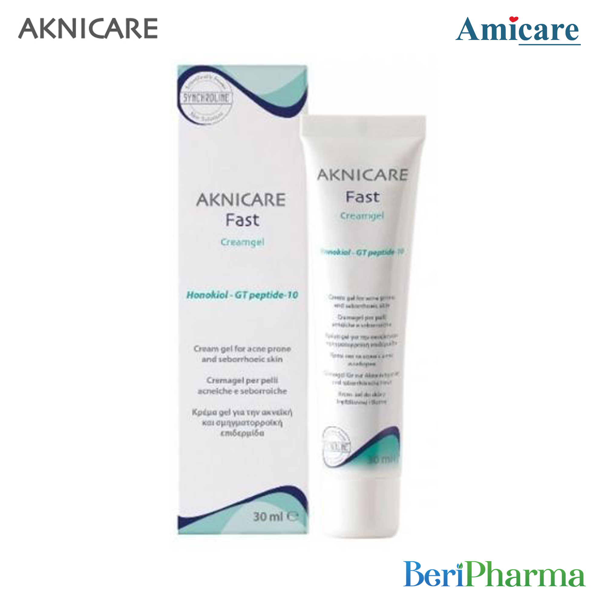 [HCM]Aknicare Kem Giảm Nhờn Mụn Fast Creamgel 30ml