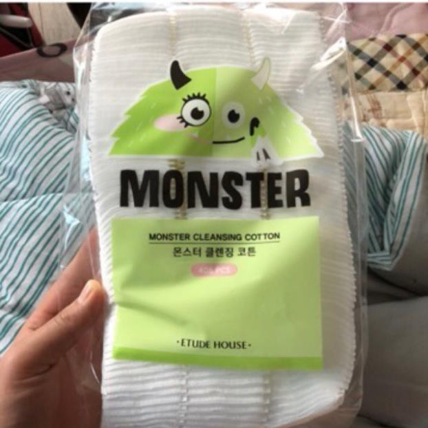 (Sẵn) Bông Tẩy Trang Monster 408 Miếng