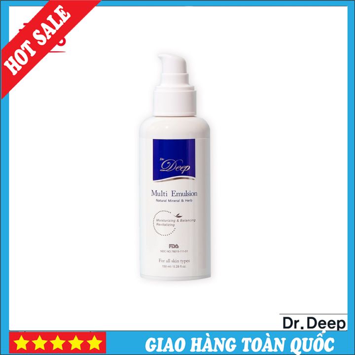 Sữa Dưỡng Chuyên Sâu Cấp Ẩm Và Làm Trắng Da Dr.Deep (Dr.Deep Multi Emulsion 150ml)