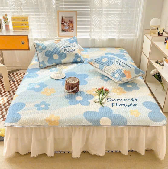 [ TẶNG KÈM 2 VỎ GỐI ] Chiếu Điều Hoà 1m2  1m4 x 2m  Kích Thước 50 x 70cm- Hàng Đẹp