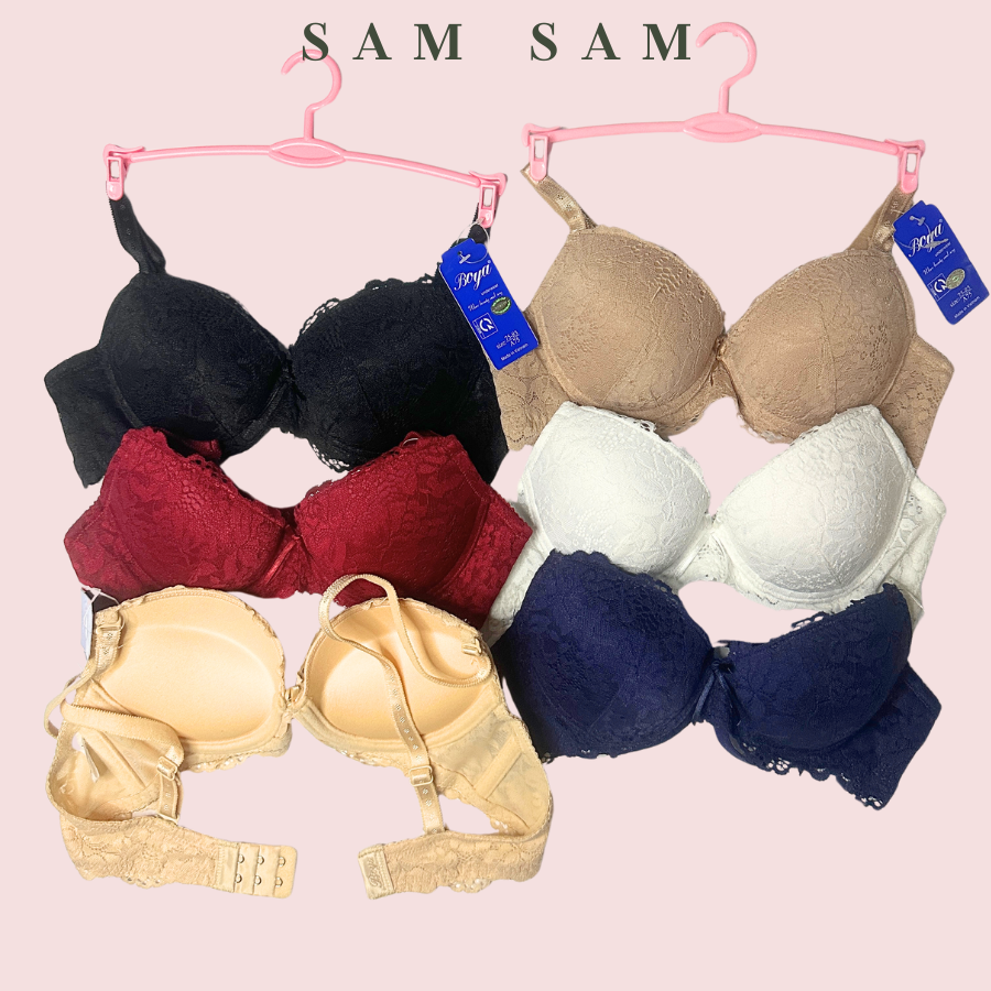 Áo ngực ren đệm mút dày 5cm có gọng nâng ngực tạo khe đẹp