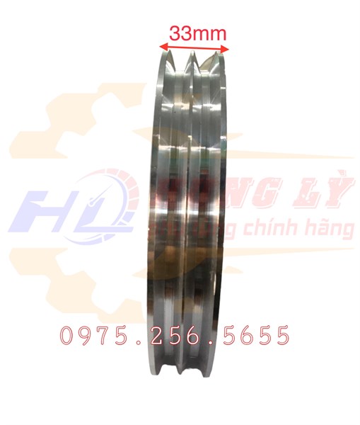 puly 20*200mm 2 rãnh A puly máy rửa xe đầu to (Cái) phụ tùng hùng lỳ