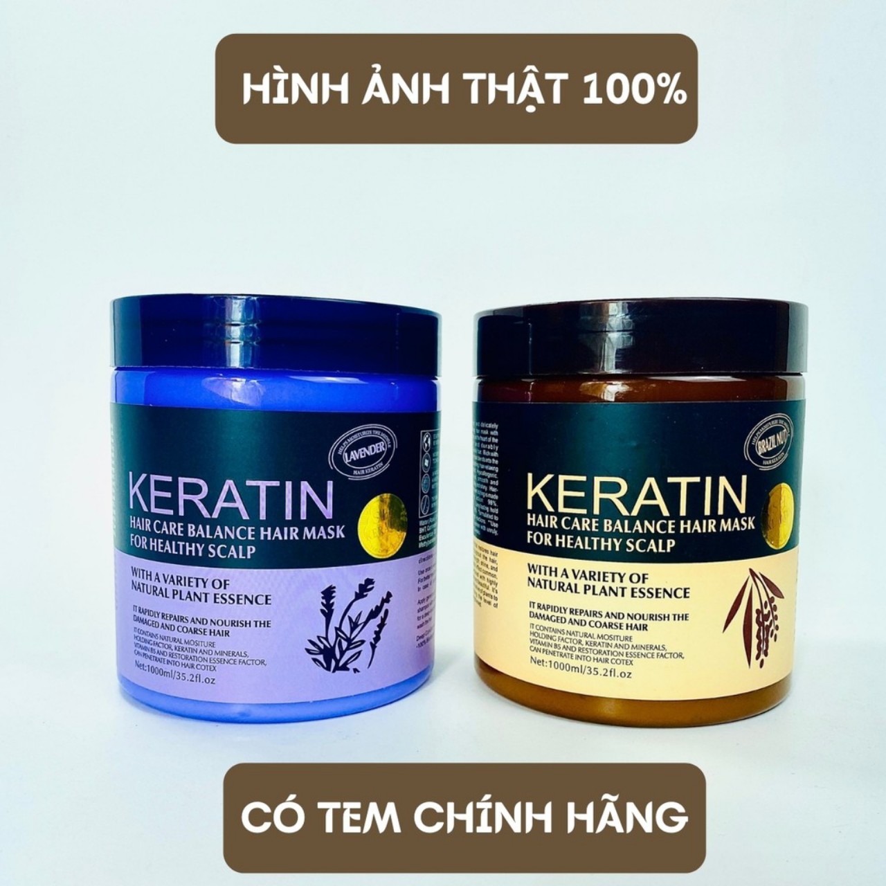[ [ Chính Hãng ] Kem ủ tóc KERATIN COLLAGEN 1000ML LAVENDER BRAZIL NUT - Ủ hấp tóc cung cấp dưỡng chất KERATIN tự nhiên UT08