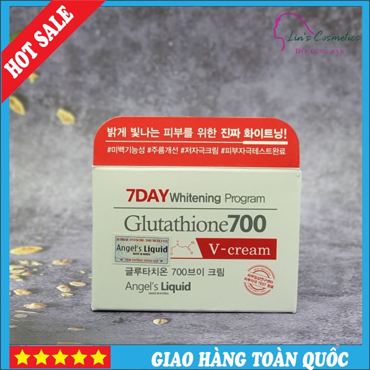 [Hcm]Kem Trắng Da 7 Day Whitening Program Glutathione 700V Hàn Quốc