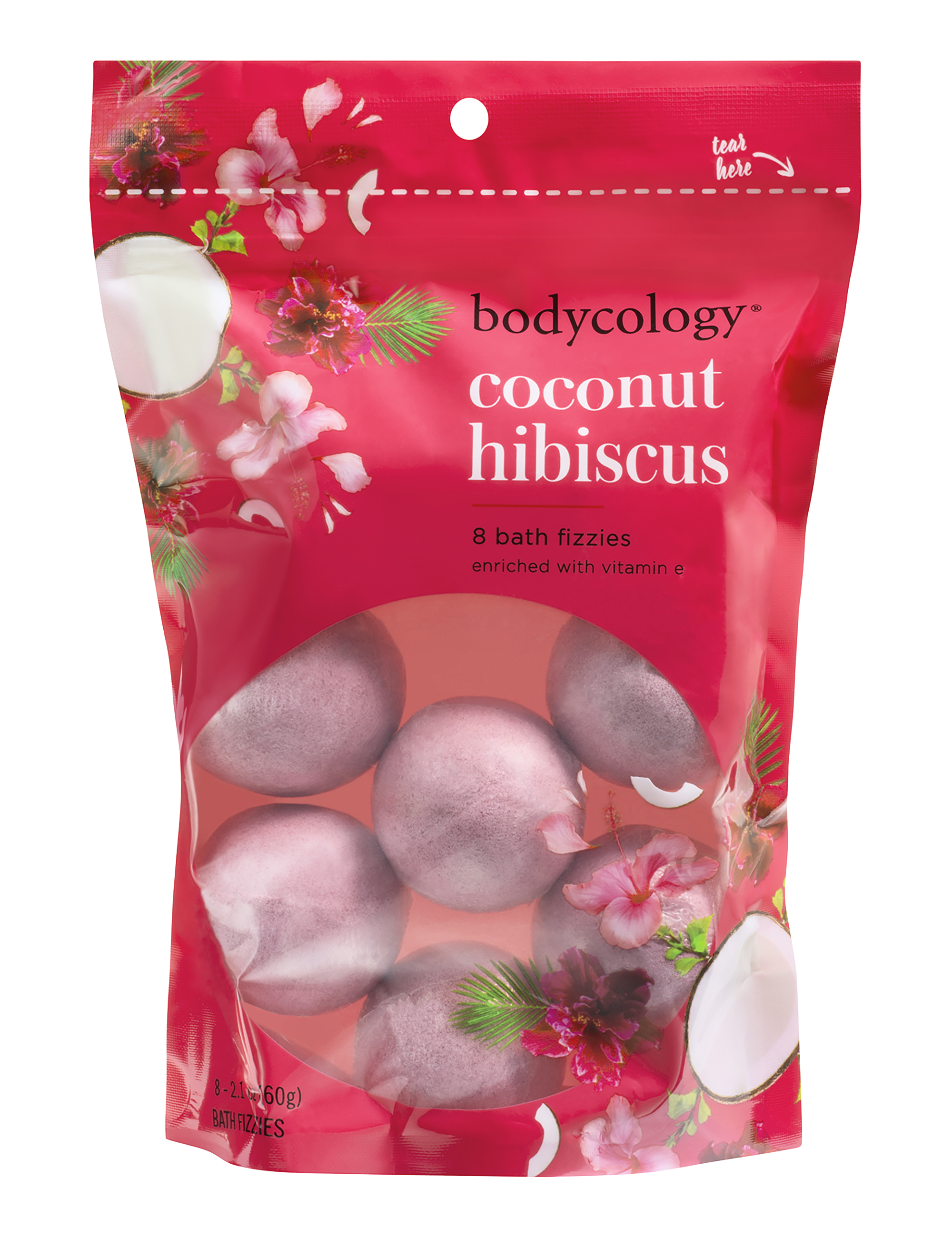 [Hcm]Bom Tắm Bodycology Sweet Love Bath Fizzies With Vitamin E 8Viên - 500Gr Có Bill Mỹ