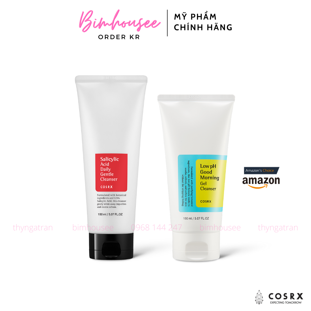 Sữa rửa mặt Cosrx Low Ph Good Morning Gel Cleanser Salicylic Acid Daily Gentle Cleanser cam kết hàng đúng mô tả chất lượng đảm bảo an toàn đến sức khỏe người sử dụng