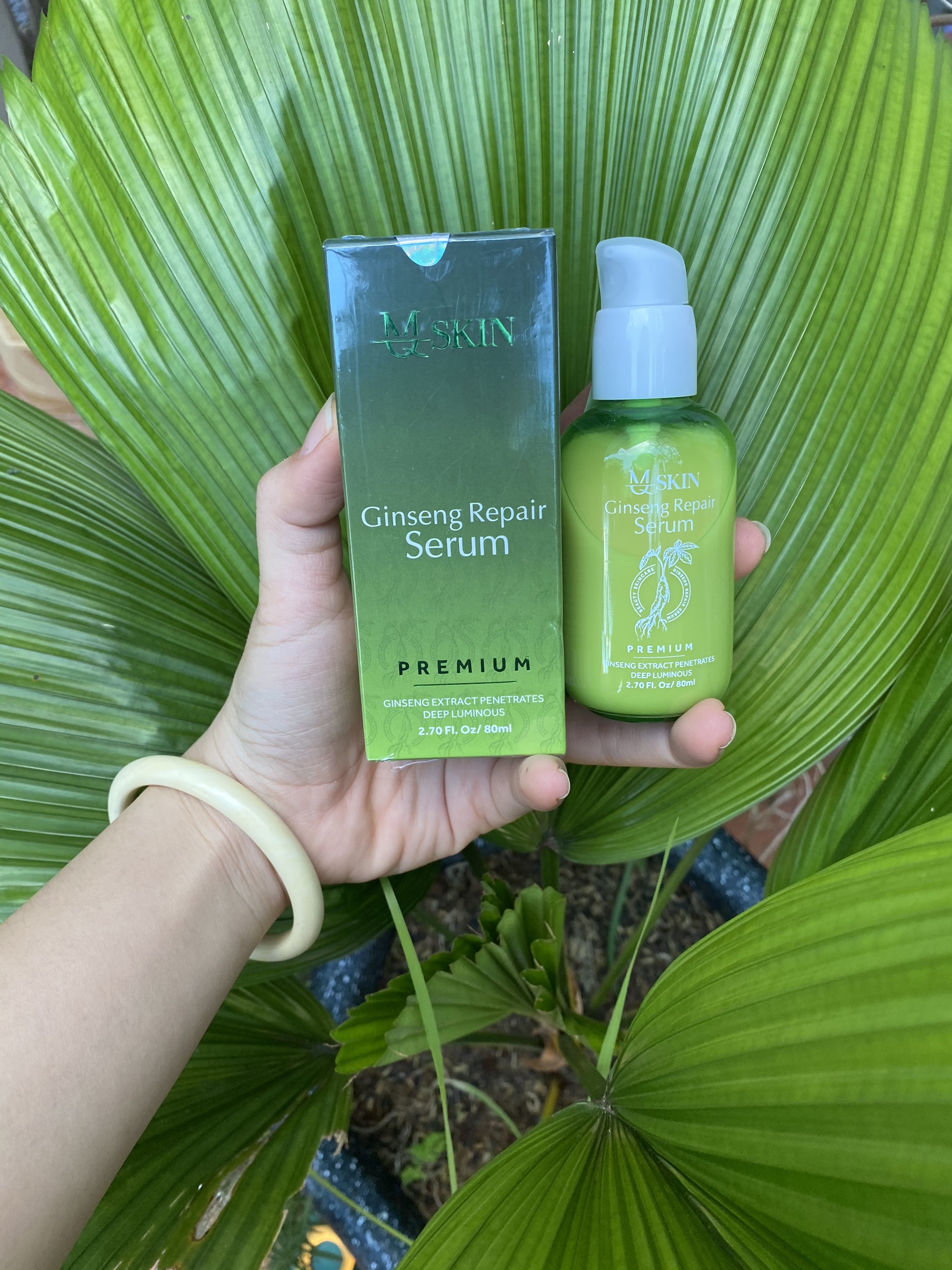 Thay Da Nhân Sâm Cao Cấp Mq Skin Không Sưng Không Đỏ