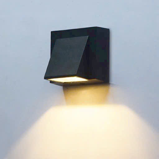 Đèn led hắt tường ánh sáng vàngChống nước ngoài trờitrang trí tường cột ngoài triowif và trong nhà
