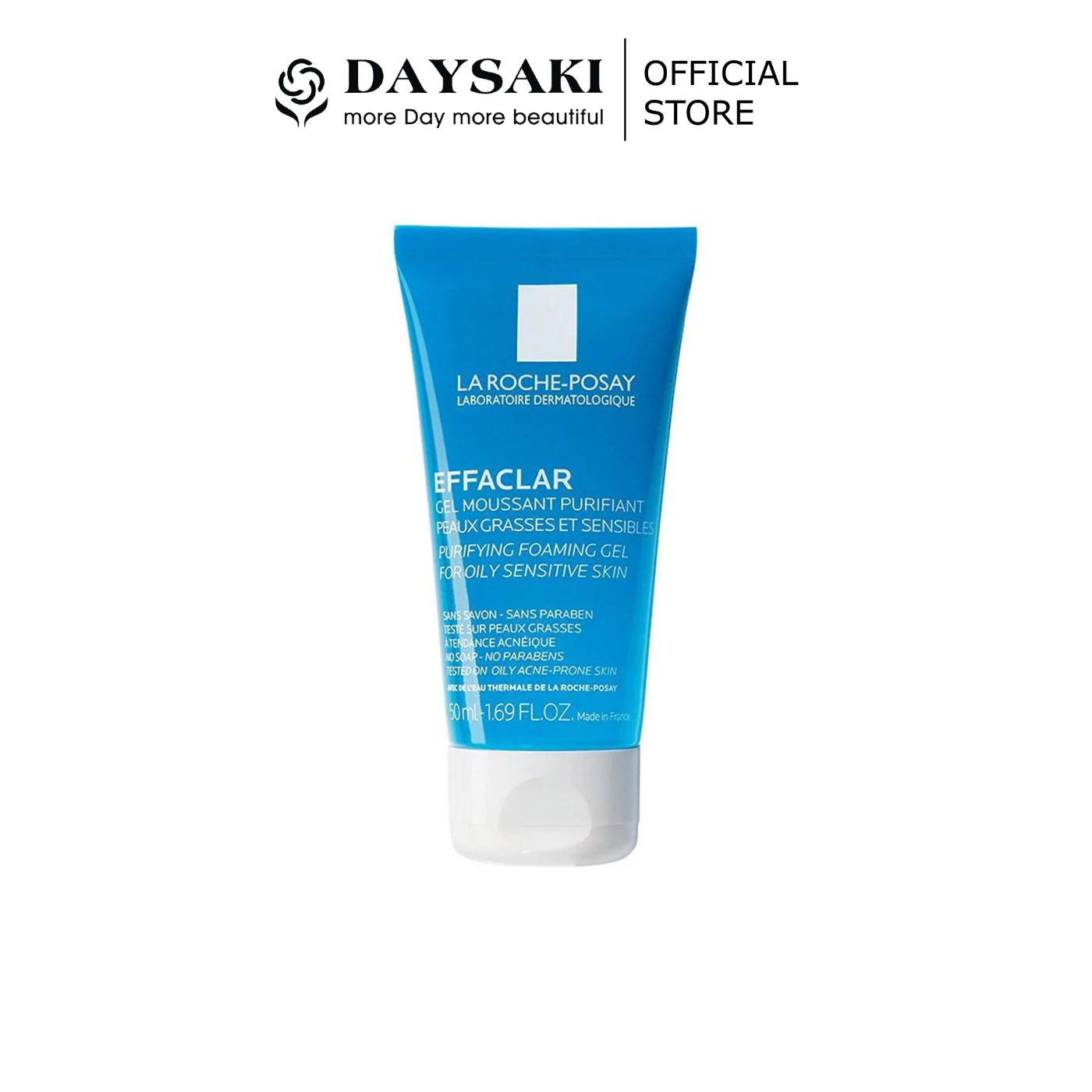 [Hcm]La Roche Posay Gel Rửa Mặt Tạo Bọt Làm Sạch Dành Cho Da Dầu Nhạy Cảm Effaclar Purifying Foaming Gel Oily Sensitive Skin 50Ml