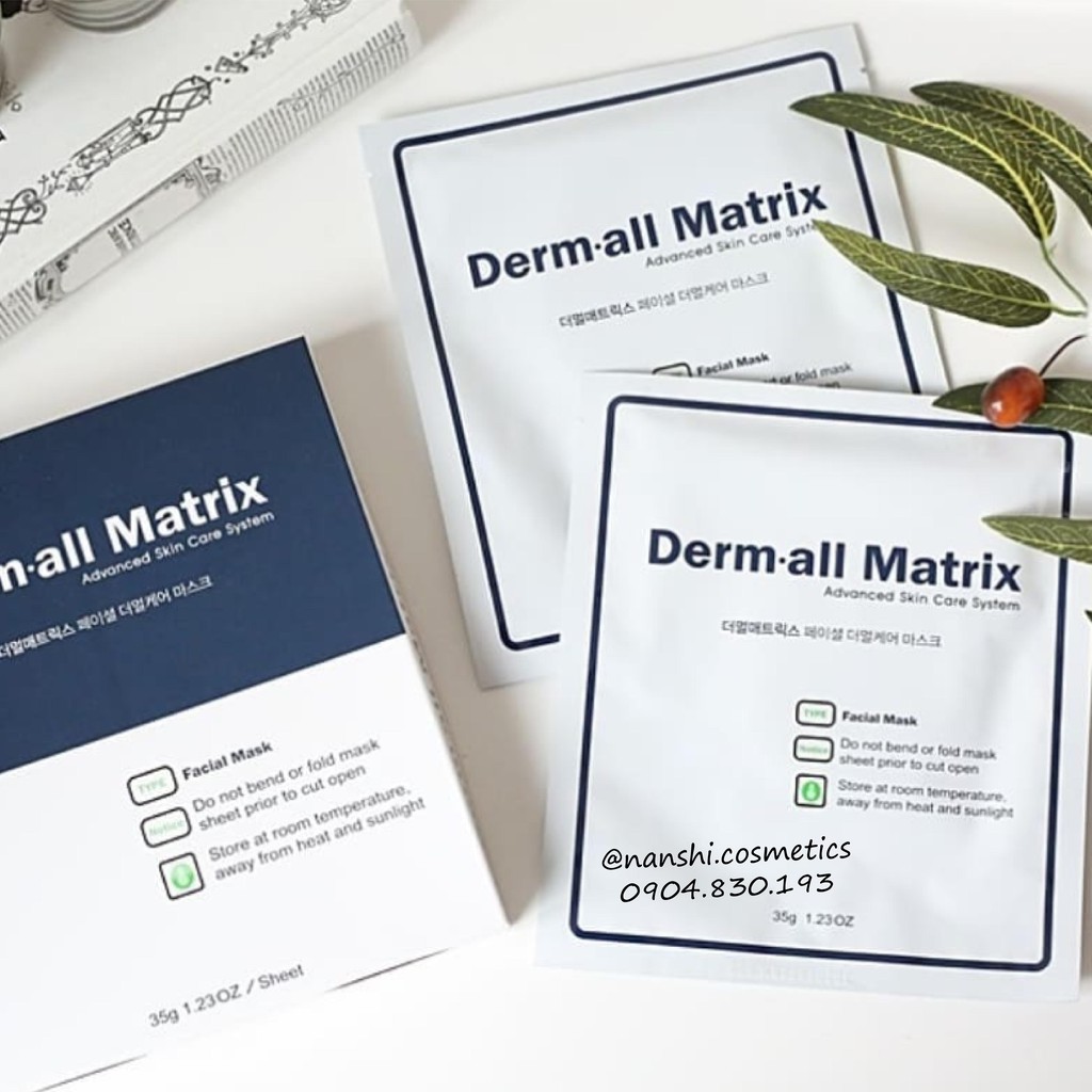 Mặt Nạ Derm - All Matrix Bán Lẻ 1 Cái