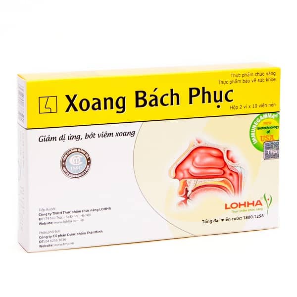 [Hcm]Xoang Bách Phục - Giảm Viêm Xoang Mạn Tính Viêm Mũi Dị Ứng..