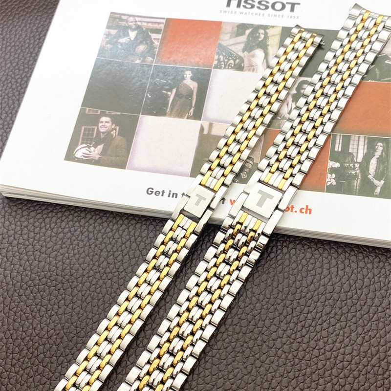 Dây thép Tissot T52 T57 dây đồng hồ chính hãng T870/970 nam T825/925 dây đồng hồ nữ chính hãng