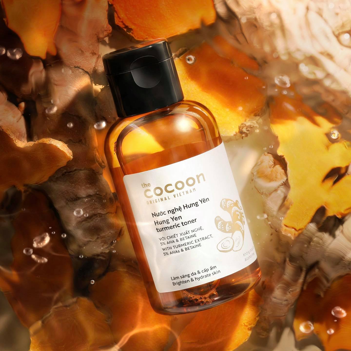 Nước nghệ toner Hưng Yên cân bằng da cung cấp độ ẩm giúp da sáng mịn đều màu [TẶNG MẶT NẠ]