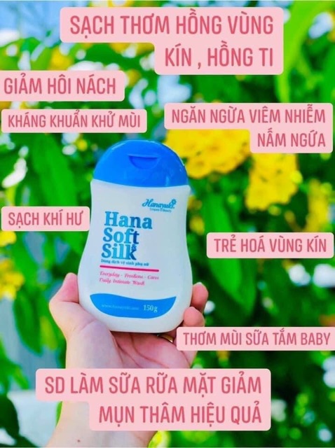 [HCM]Dung dịch vệ sinh Hana Soft Silk Hanayuki hàng chính hảng cty 100%