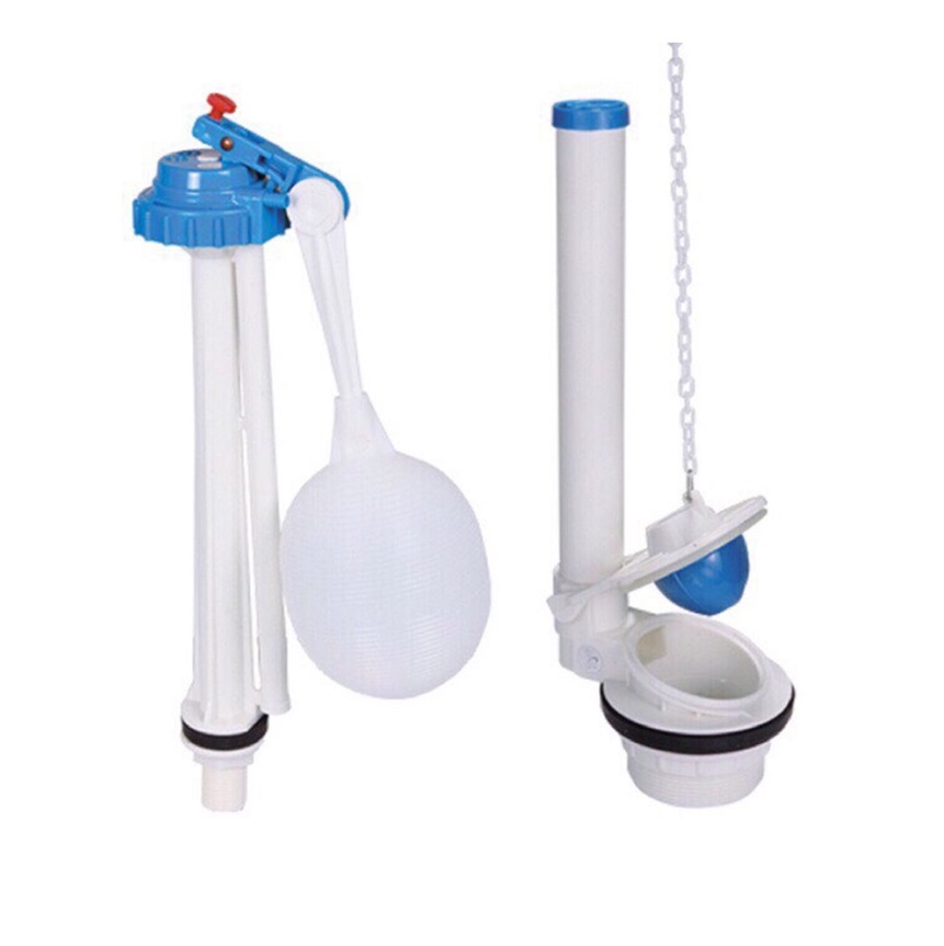 Bộ xả cấp nước bồn cầu Tay gạt Inox cao cấp Hùng Anh VS0103