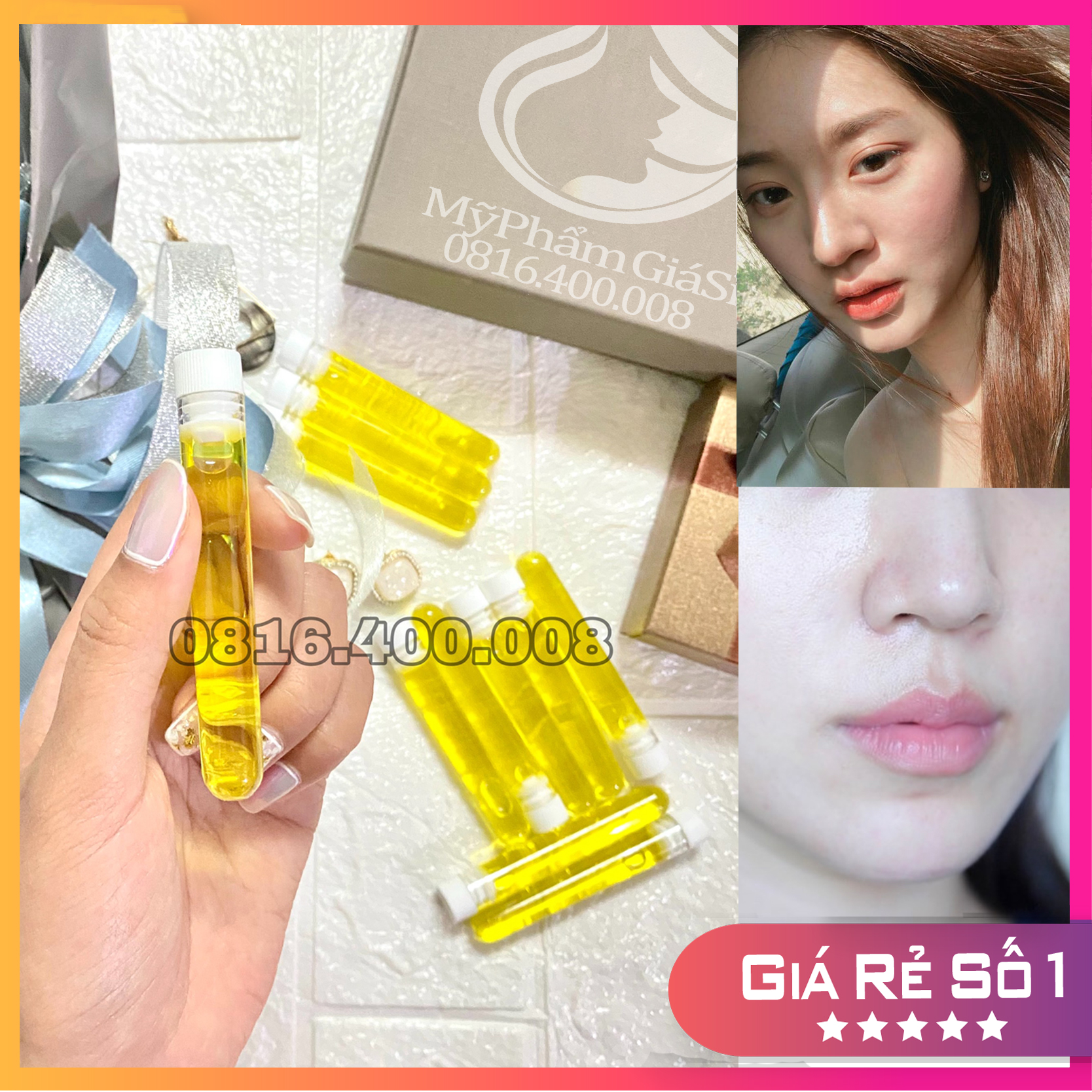 Serum Nhụy Hoa Nghệ Tây (Saffron) Dưỡng Da Tăng Sinh Collagen Nội Sinh handmade 5ml