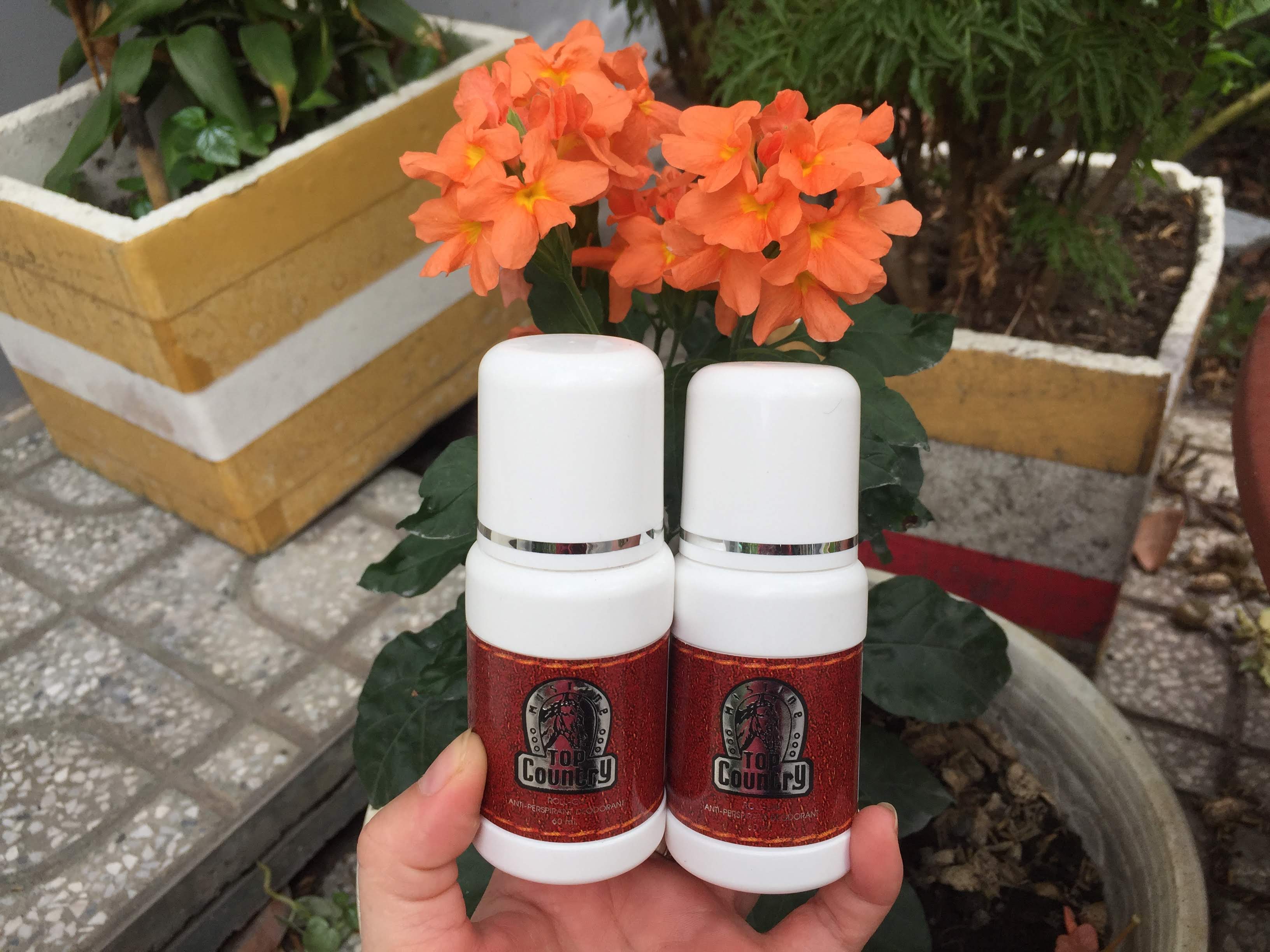 Combo 2 Chai Lăn Nách Thái Lan Top Country 60 Ml