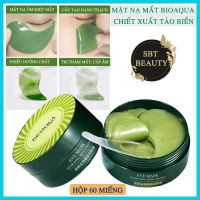 Hộp 60 Miếng Mặt Nạ Mắt Bioaqua Eye Mask Chiết Xuất Tảo Biển – Làm Giảm Thâm Quầng Mắt Cấp Ẩm Cho Da Thích Hợp Cho Người Thức Khuya Bị Thâm Mắt Bọng Mắt Đắp Được Cho Cả Mặt