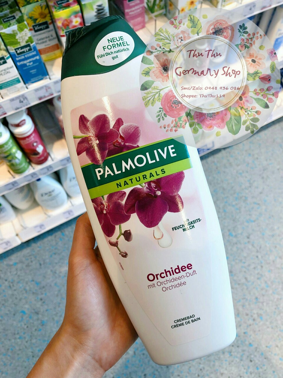 Sữa tắm PALMOLIVE NATURALS Đức 750ml