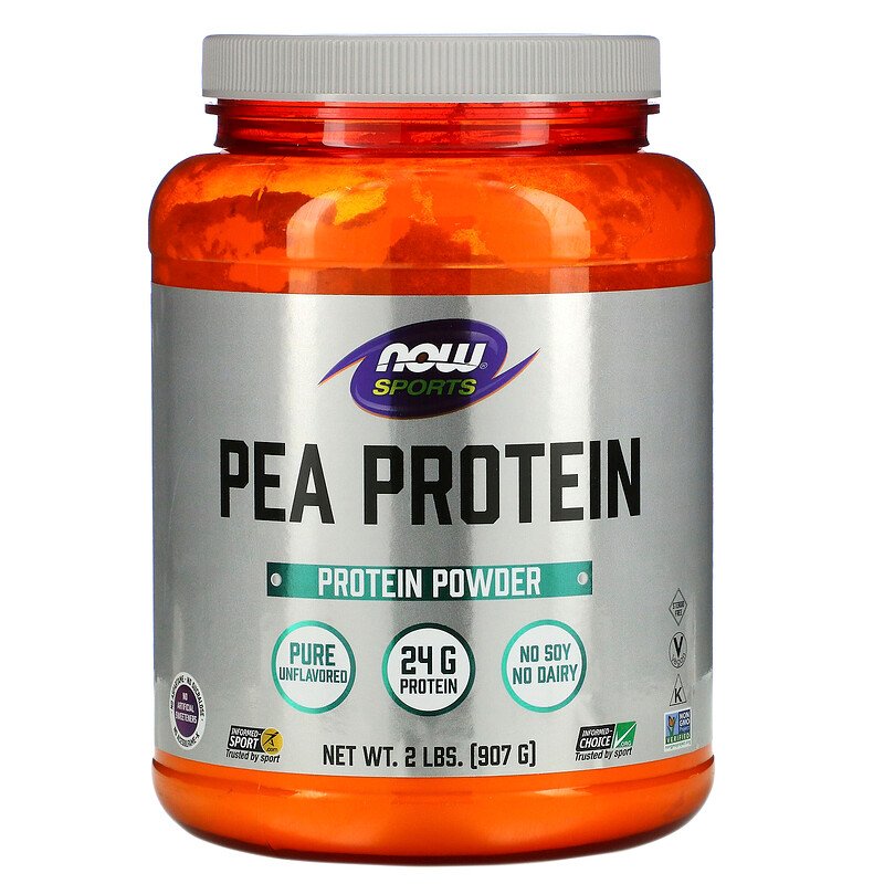 [HCM]Protein đậu Now Foods Sports Pea Protein Pure Unflavored 907g