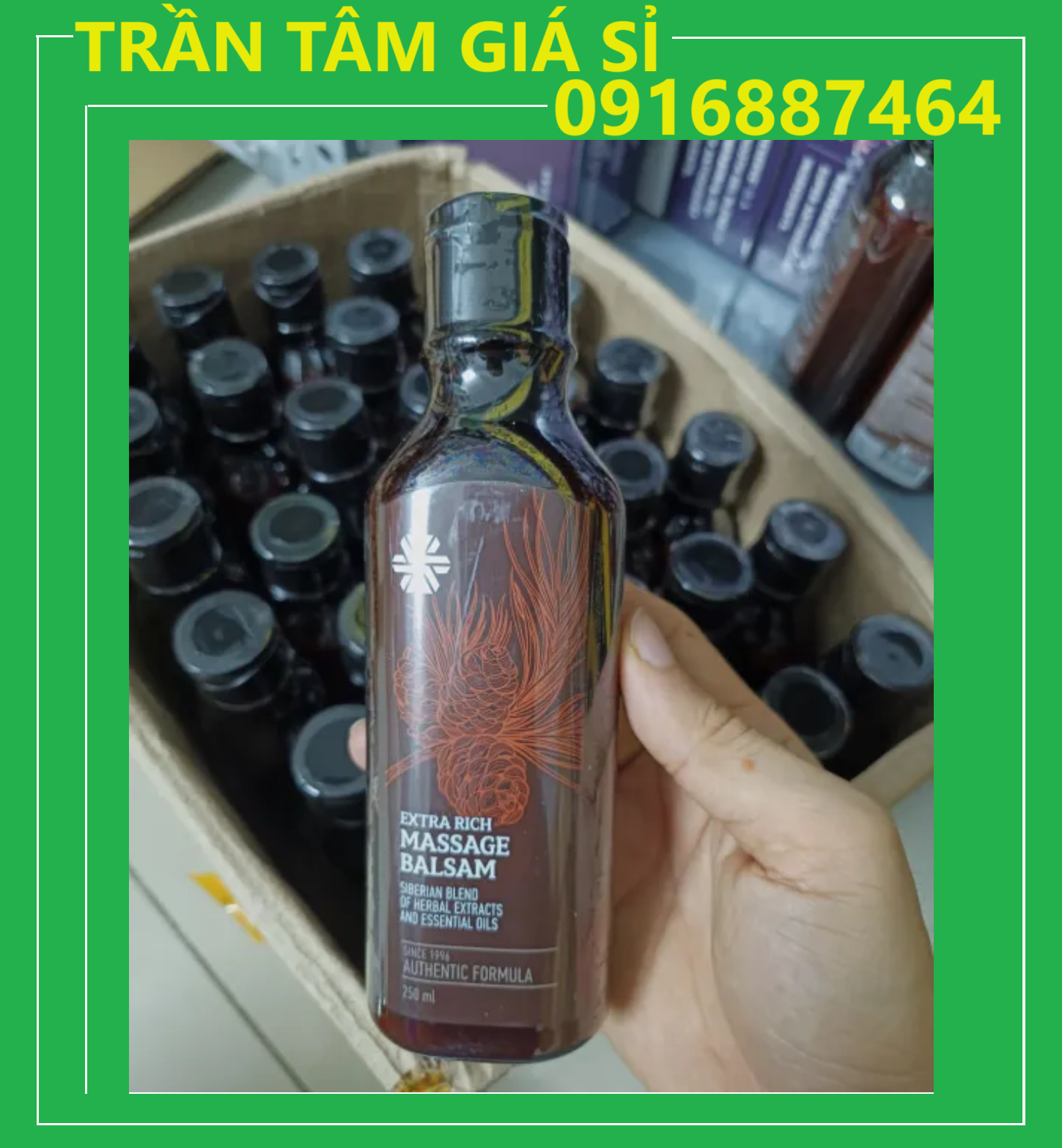 Dầu massage Balsam - Dầu thơm Siberian Pure Herbs Collection Extra Rich Massage Balsam - Siberian Wellness - 250ml