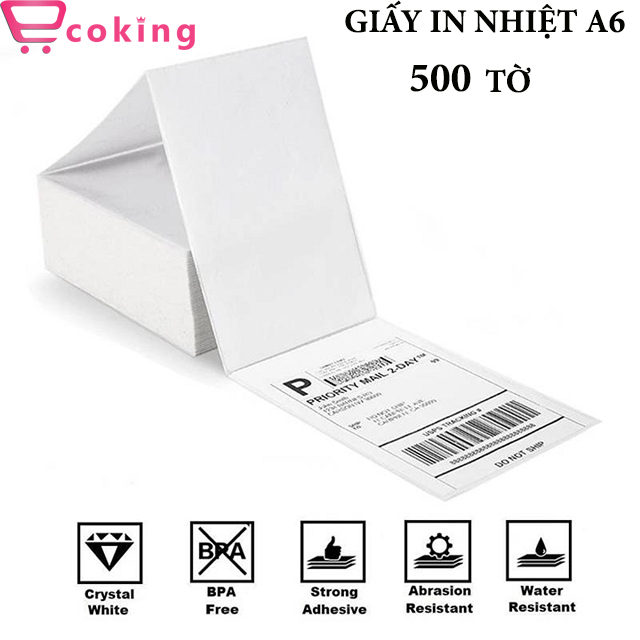 Máy in nhiệt mini 9220 bluetooth ECOKING kết nối các thiết bị điện thoại di động latop pc in đơn hàn