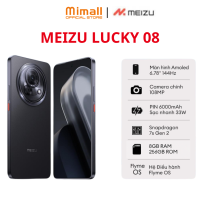 Điện Thoại Meizu Lucky 08 | Màn Hình LTPO Amoled 6.78″ 144Hz | Snapdragon 7s Gen 2 |  Pin 6000mAh Sạc 33W | Chính Hãng