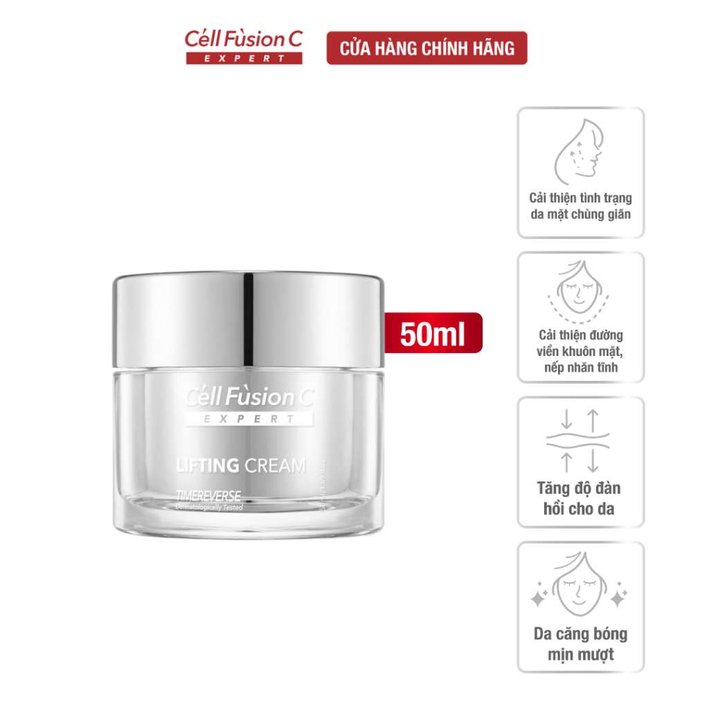 Kem Dưỡng Săn Chắc Ngăn Ngừa Lão Hóa Cell Fusion C Expert Time Reverse Lifting Cream (50ml)