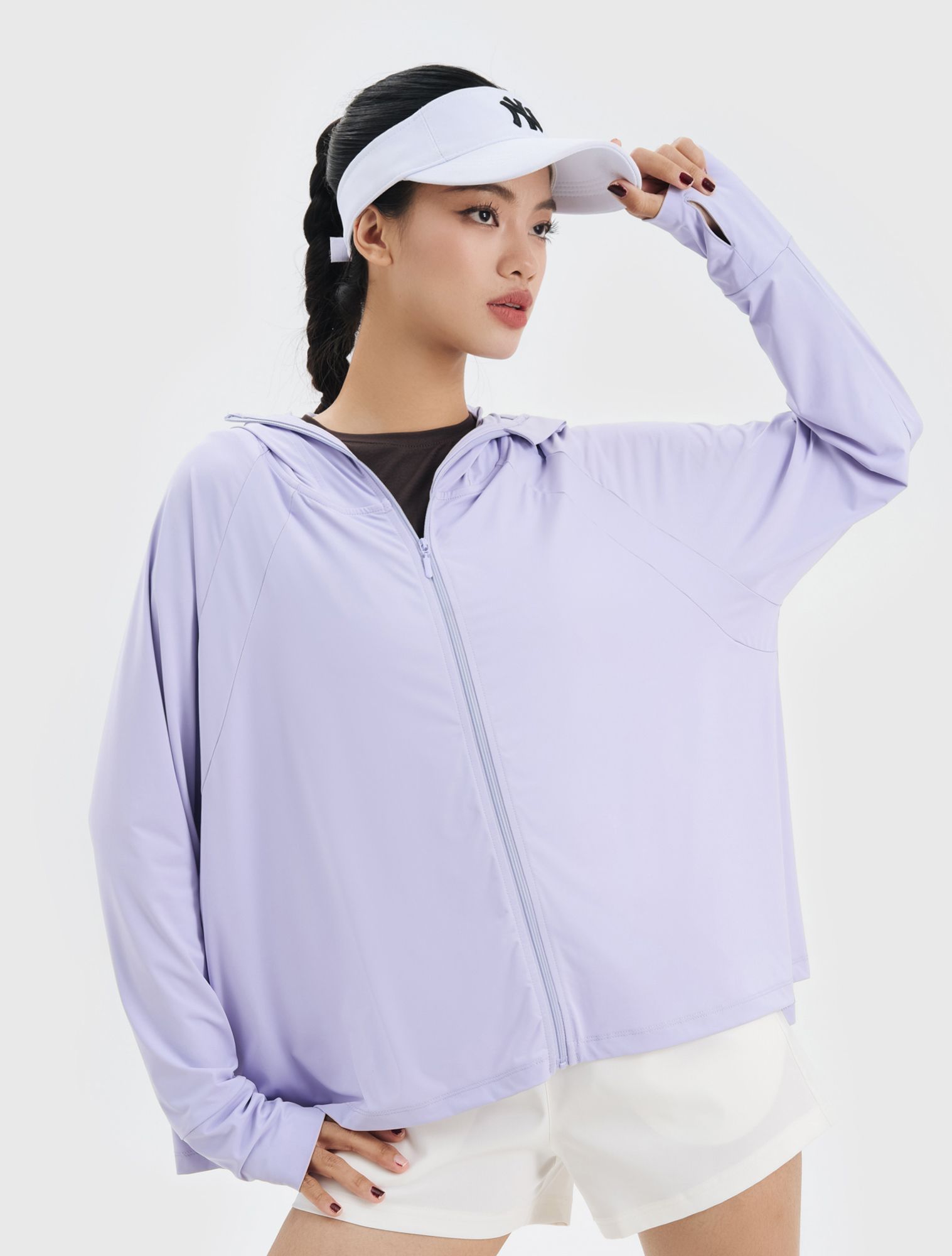 [15.1-10.2 GIẢM TỚI 50%] Áo chống nắng nữ CANIFAchất co giãn có mũ dạng khoác nhiều màu mẫu mới 2025