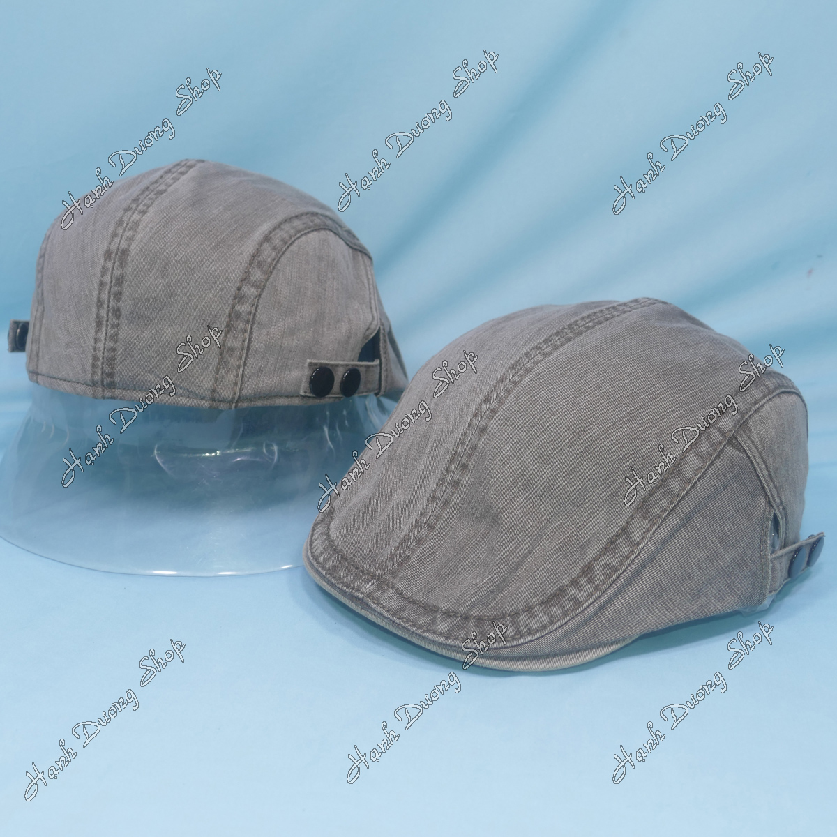 Nón mỏ vịt nón beret  mũ bê rê mũ mỏ vịt Huy Hoàng người lớn vòng đầu từ 57-58cm chất liệu vải cotto