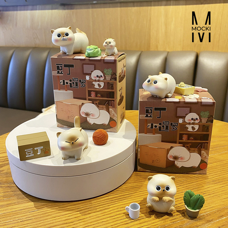 BLIND BOX Hộp quà bí mật Secret Box Tượng mèo đáng yêu.