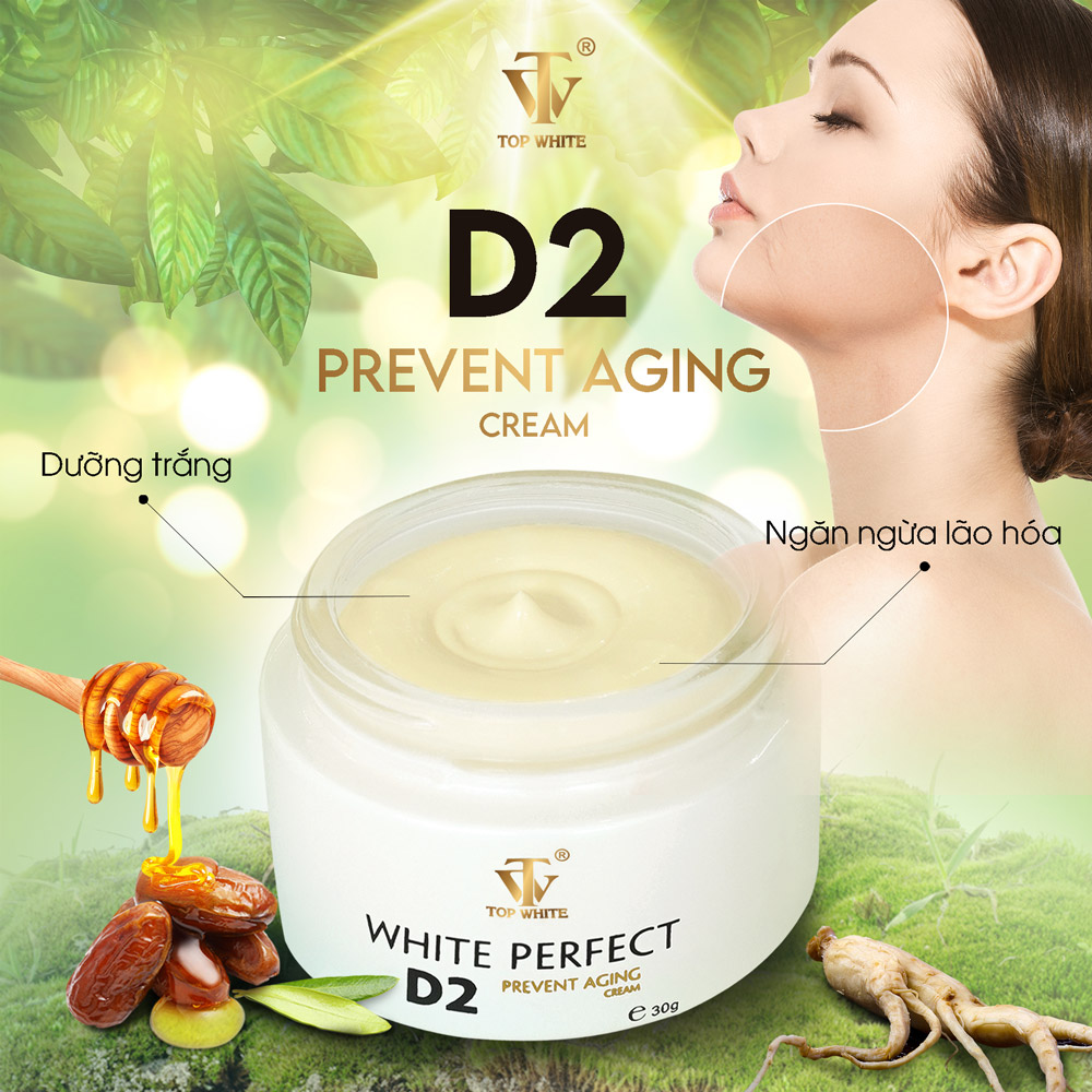 Kem dưỡng trắng da ban đêm Topwhite White Perfect D2