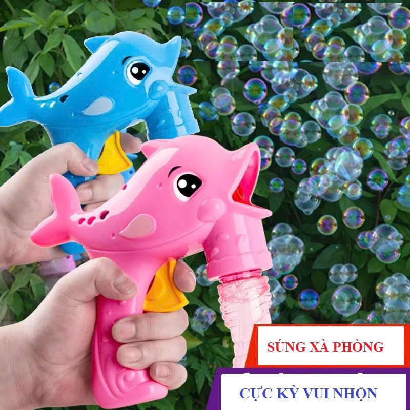 Súng Bắn Bong Bóng 32 Nòng Siêu Mạnh Kèm 2 Hũ Đạn Xà Phòng Đồ Chơi Phun Bong Bóng Cho Trẻ Em Hoạt Độ