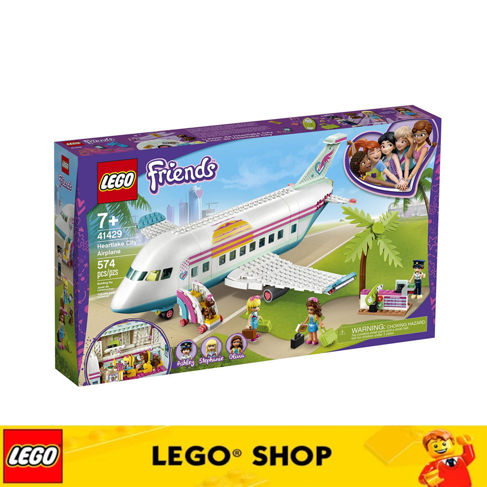 LEGO Những người bạn Máy bay Heartlake City 41429 bao gồm cả những người bạn Stephanie và Olivia cùng nhiều phụ kiện máy bay thú vị truyền cảm hứng cho thời gian trò chơi thú vị và sáng tạo mới vào năm 2020 (574 miếng) Khối xây dựng Đồ chơi