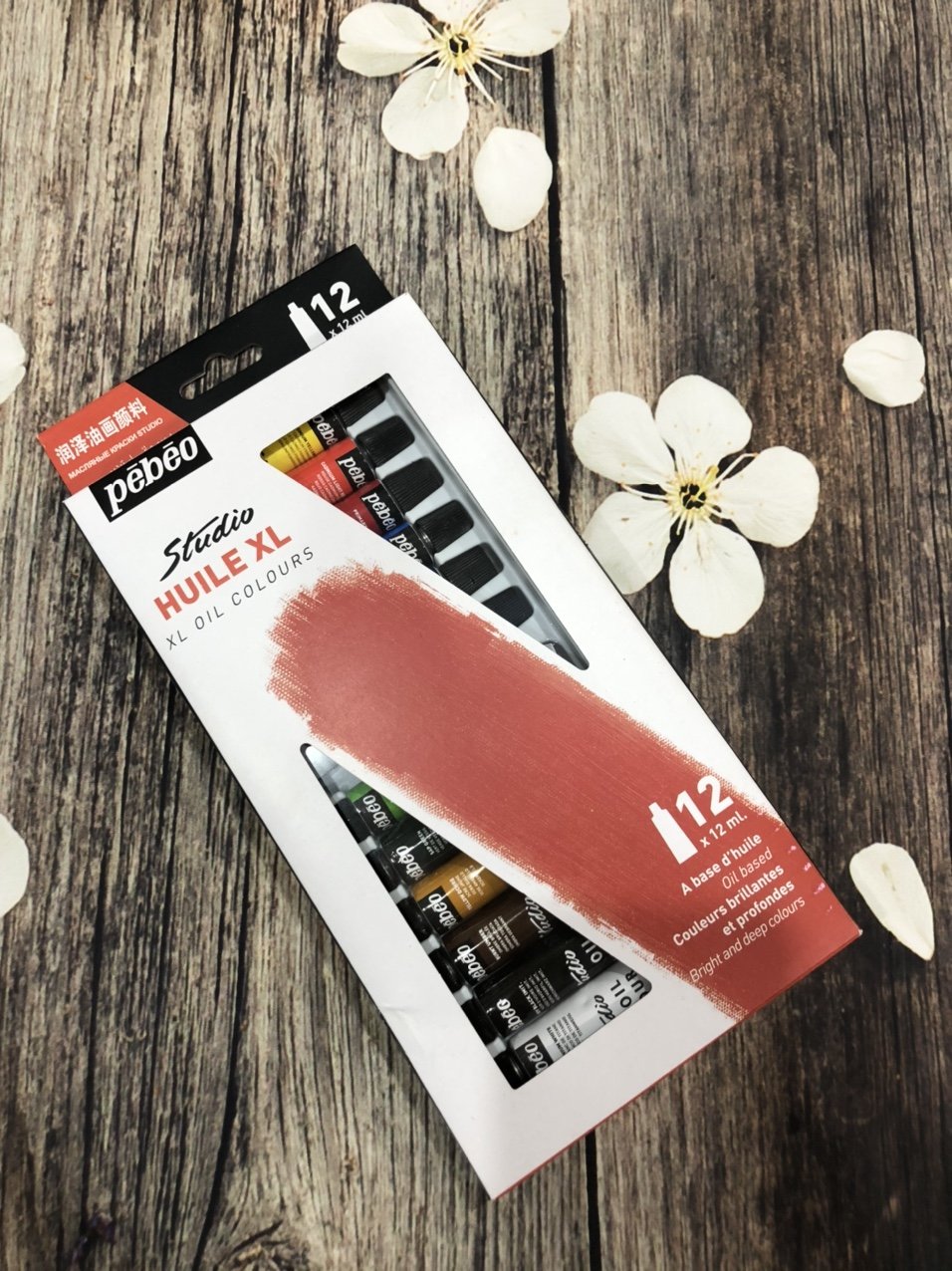 Màu sơn dầu Pebeo 12 tuýp Pebeo Studio Huile XL Oil Colours 12ml